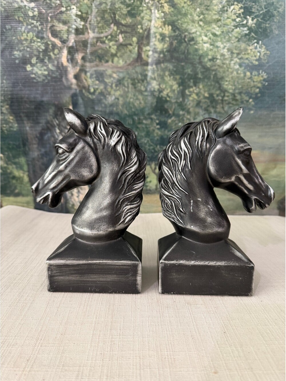 Horse Head Bookends